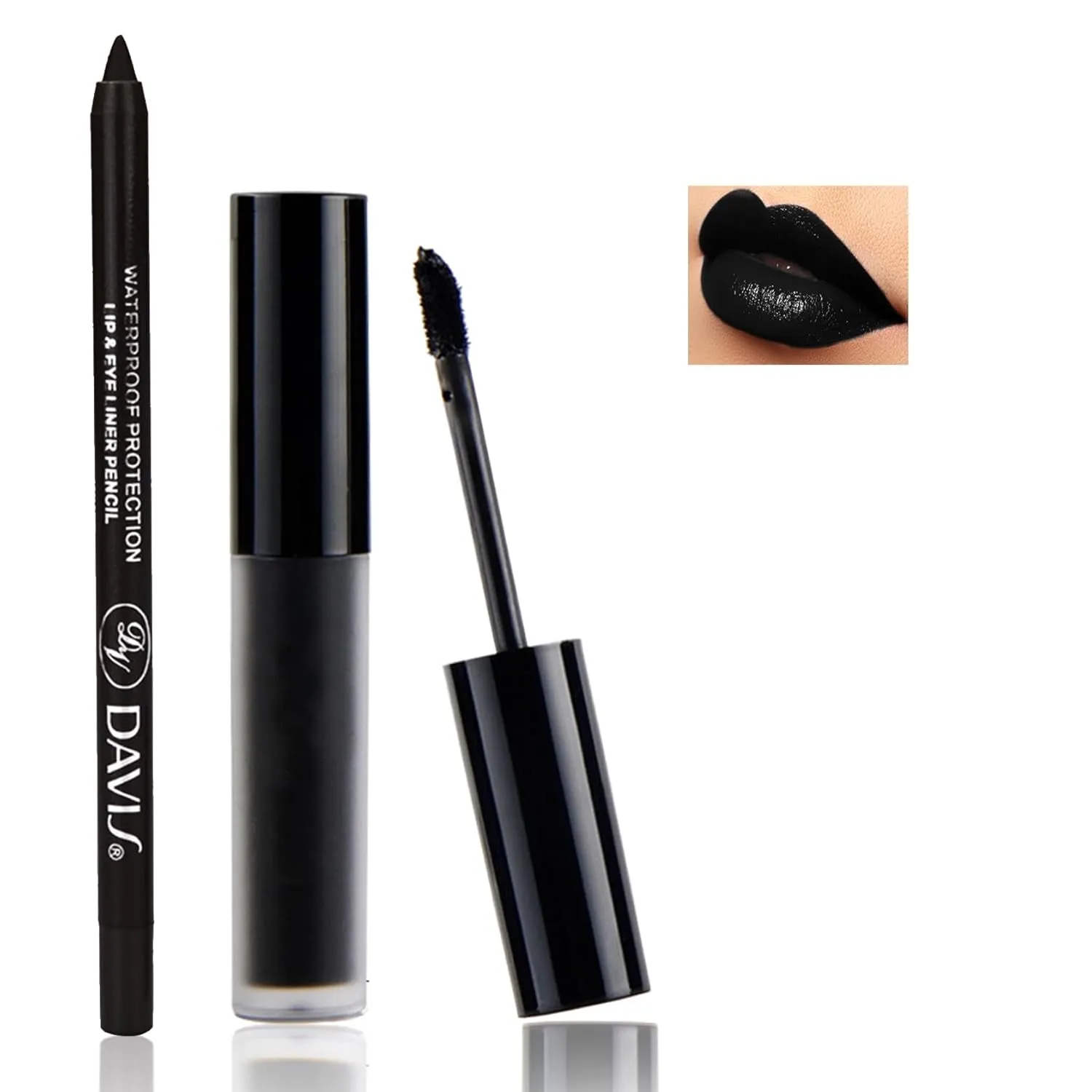 3-in-1 Lip Kit: Brown Lip Gloss, Liner & Matte Lipstick Set for Women - Whiskey Honey