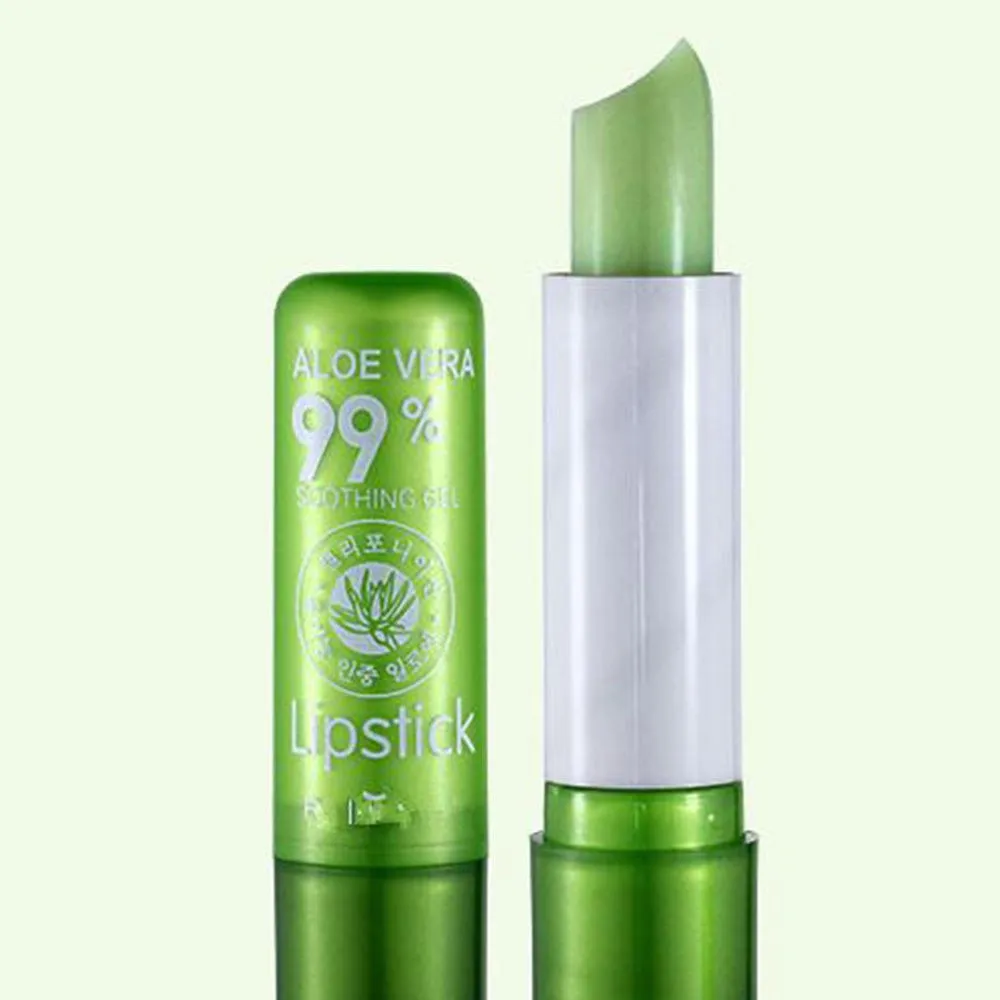 Aloe Vera Lipstick Color Changing lip balm Long Lasting Color hygienic Moisturizing Lipstick