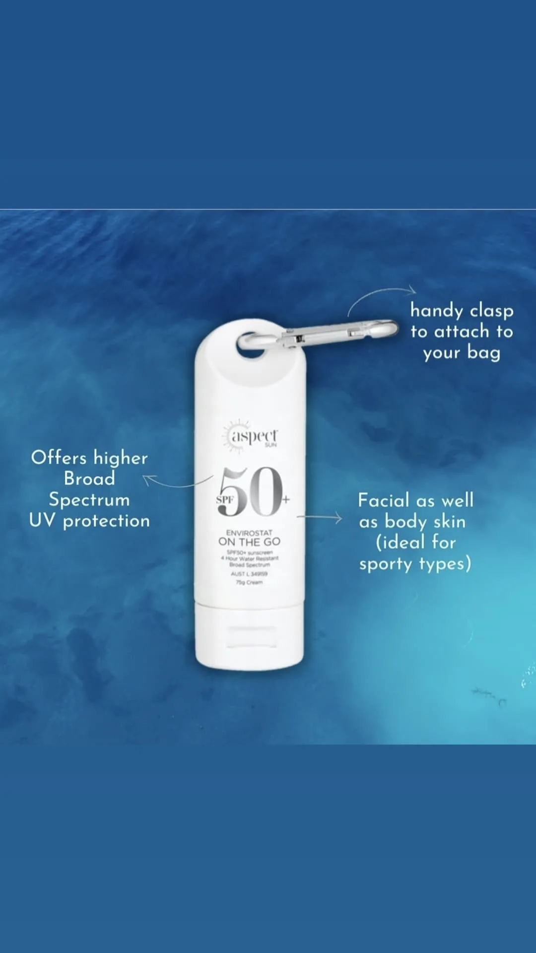 Aspect Sun Envirostat SPF 50 (Keyring)