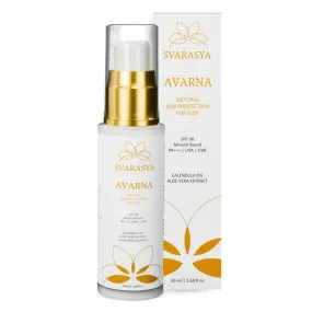 Avarna - Kids Natural Sunscreen With SPF 30 PA     | Suitable For Sensitive Skin | 50 Ml