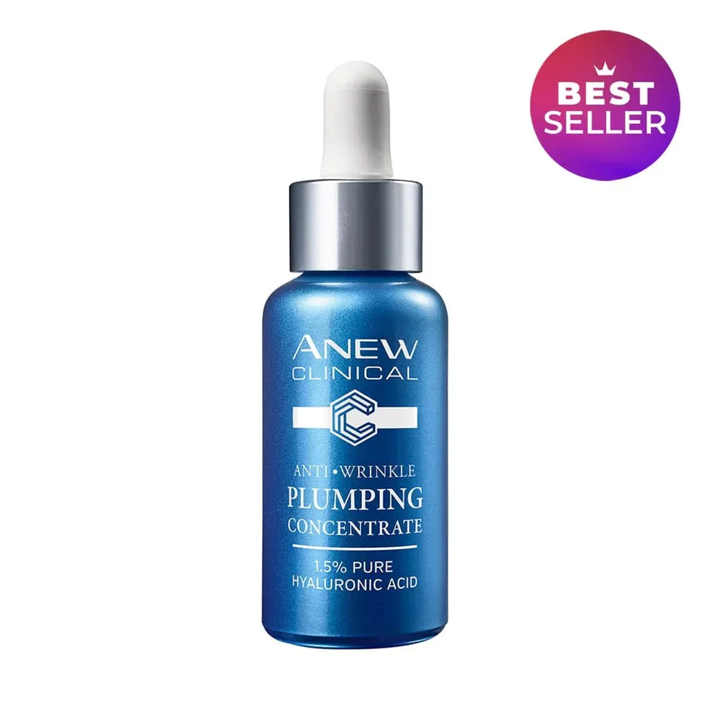 Avon Anew Anti-Wrinkle Plumping Serum Concentrate HA 1.5% Hyaluronic Acid - 30ml