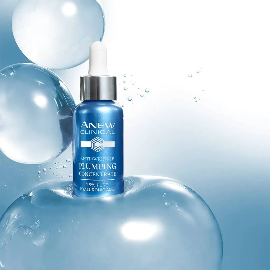 Avon Anew Anti-Wrinkle Plumping Serum Concentrate HA 1.5% Hyaluronic Acid - 30ml