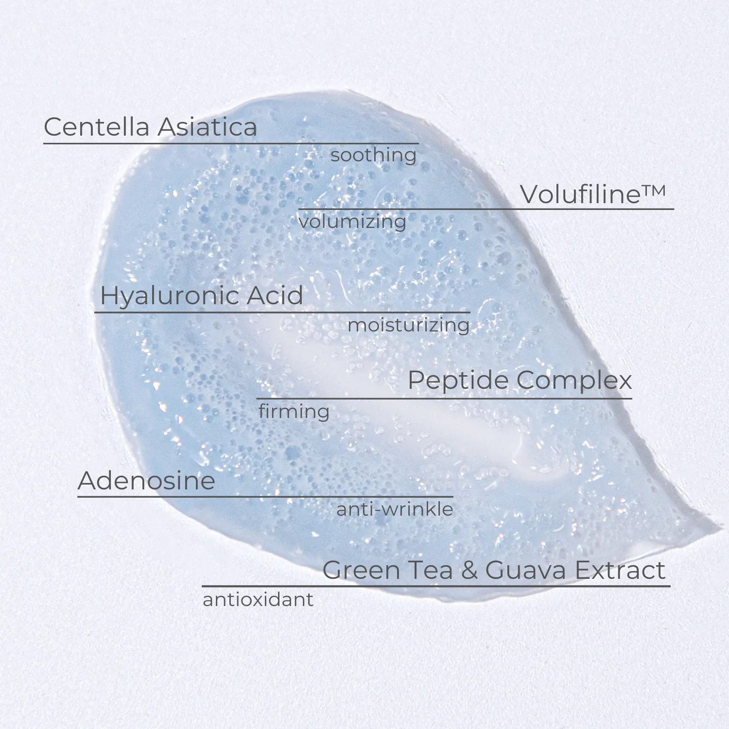 BEAUTICAL VOLUMFIZZ Peptide Bubble Serum - Moisturizing, Brightening, Plumping - Volumizing, Anti-Age, Anti-Wrinkle - 50ml