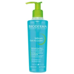 Bioderma Sebium Gel Moussant Purifying Foaming Gel Cleanser 200ml
