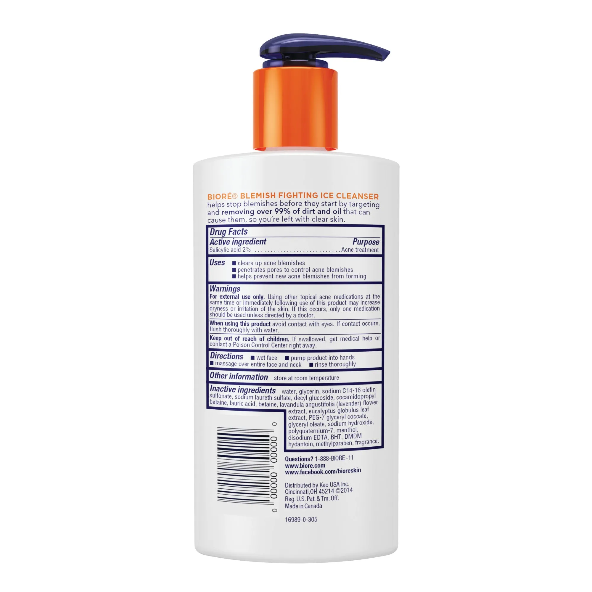 Blemish-Fighting Ice Cleanser