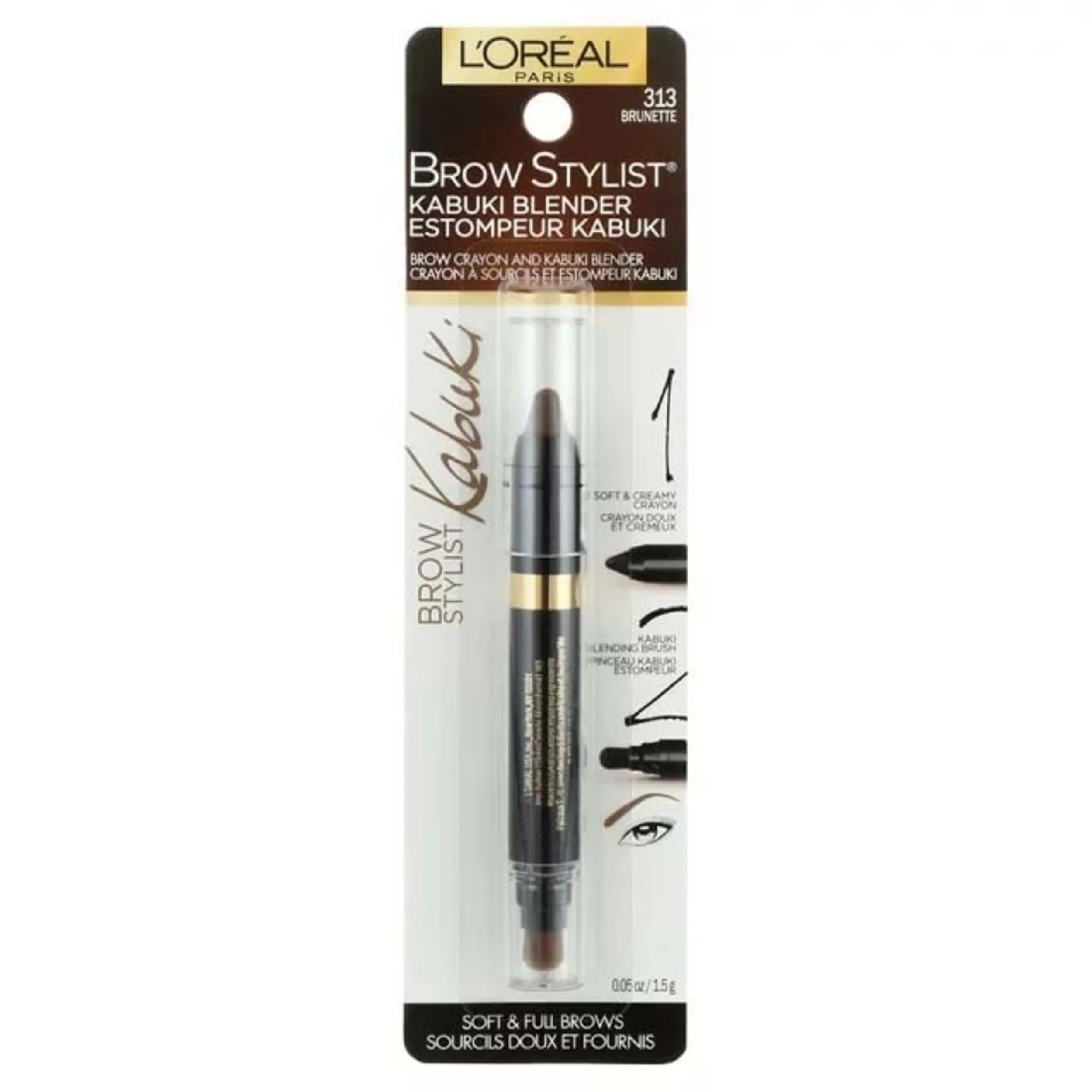 Brow Stylist Kabuki Blender Brow Crayon