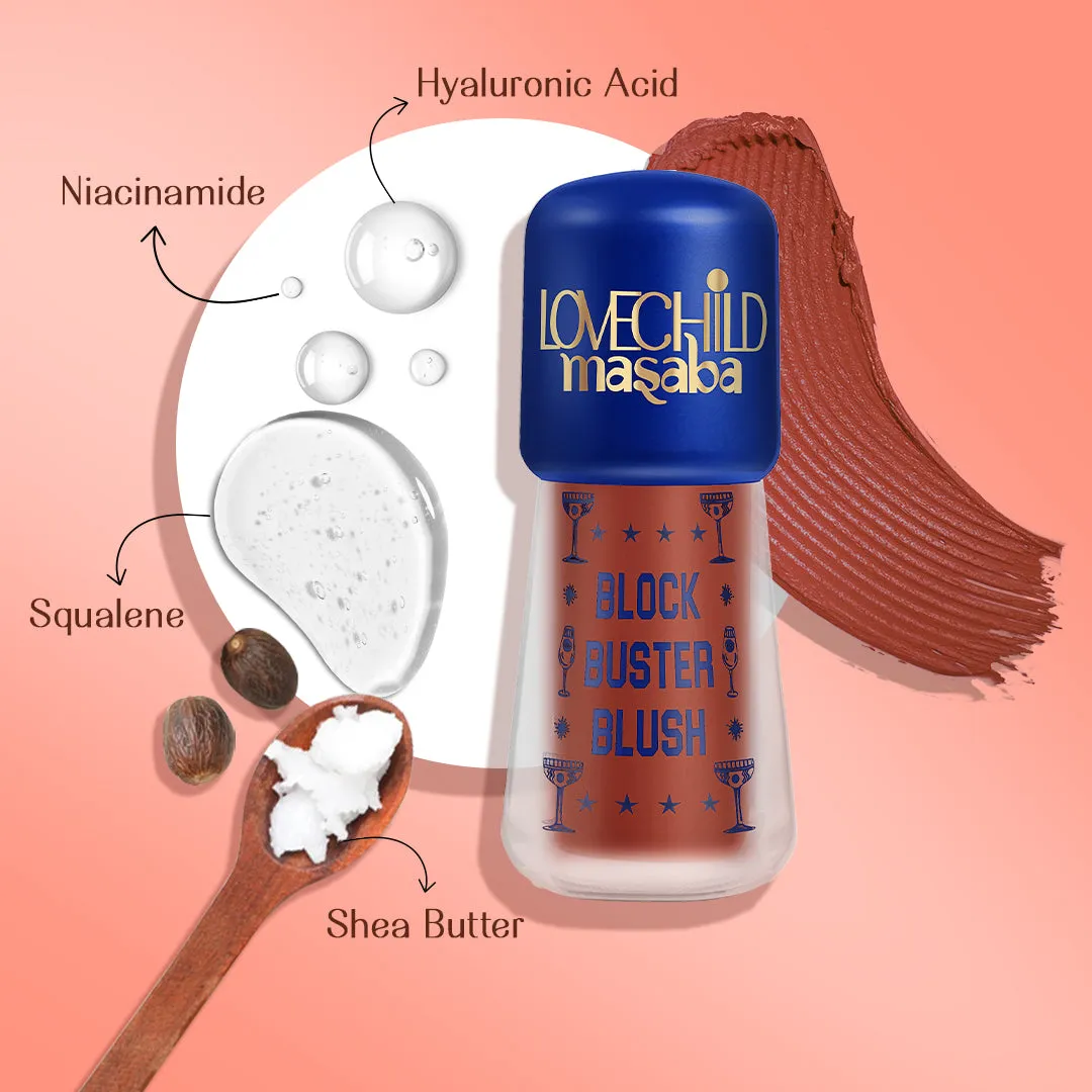 Brown Kudi- Block Buster Blush (Brown) Dewy Matte Finish