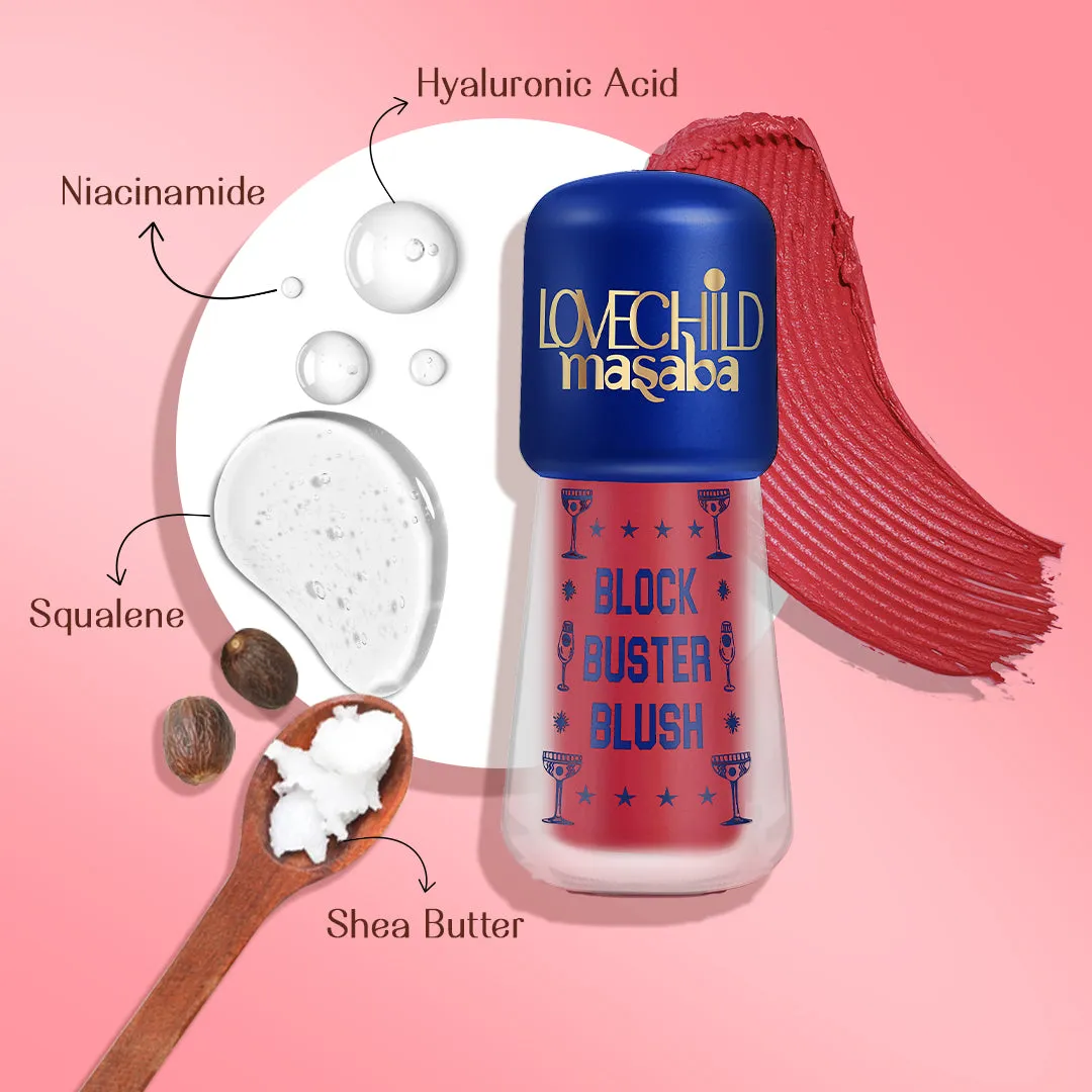 Bubblegum Baraat- Block Buster Blush (Light Pink) Dewy Matte Finish