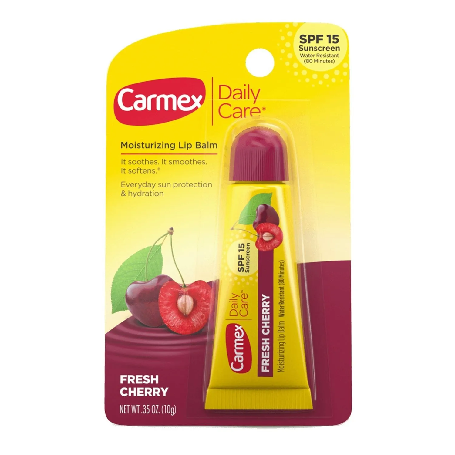 CARMEX Cherry Tube Lip Balm 0.35oz