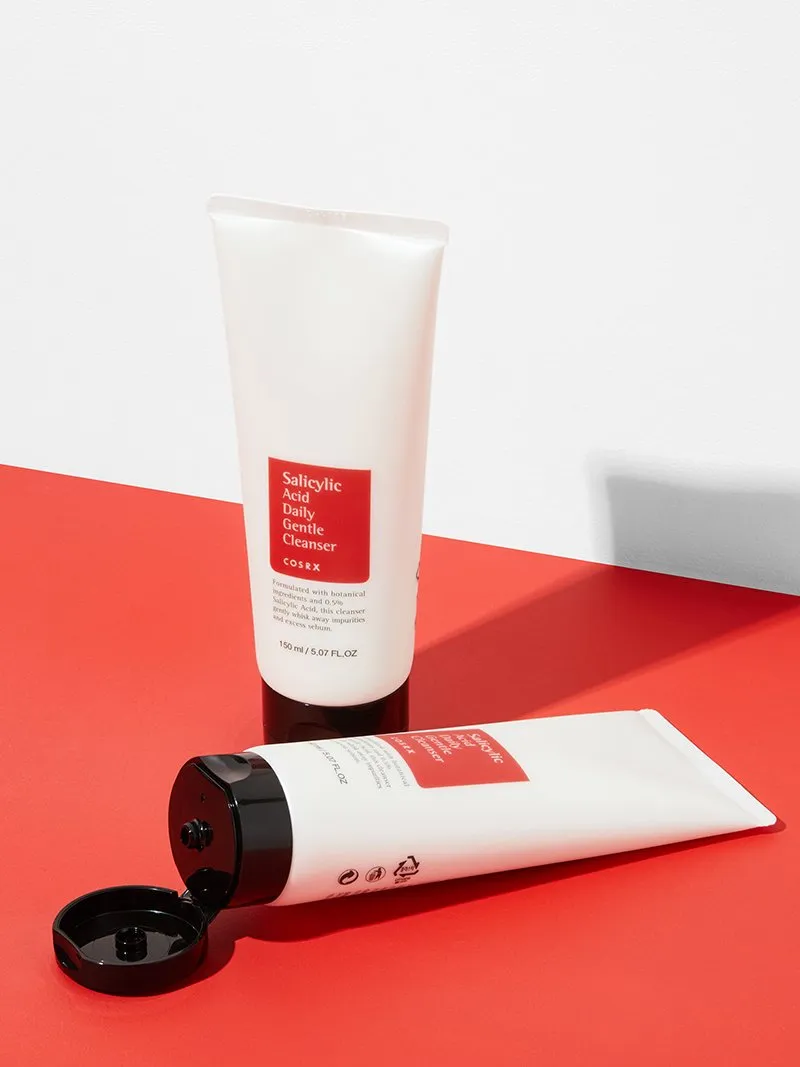 COSRX Salicylic Acid Daily Gentle Cleanser غسول بحمض الساليسيلك لعلاج الحبوب من كوزركس