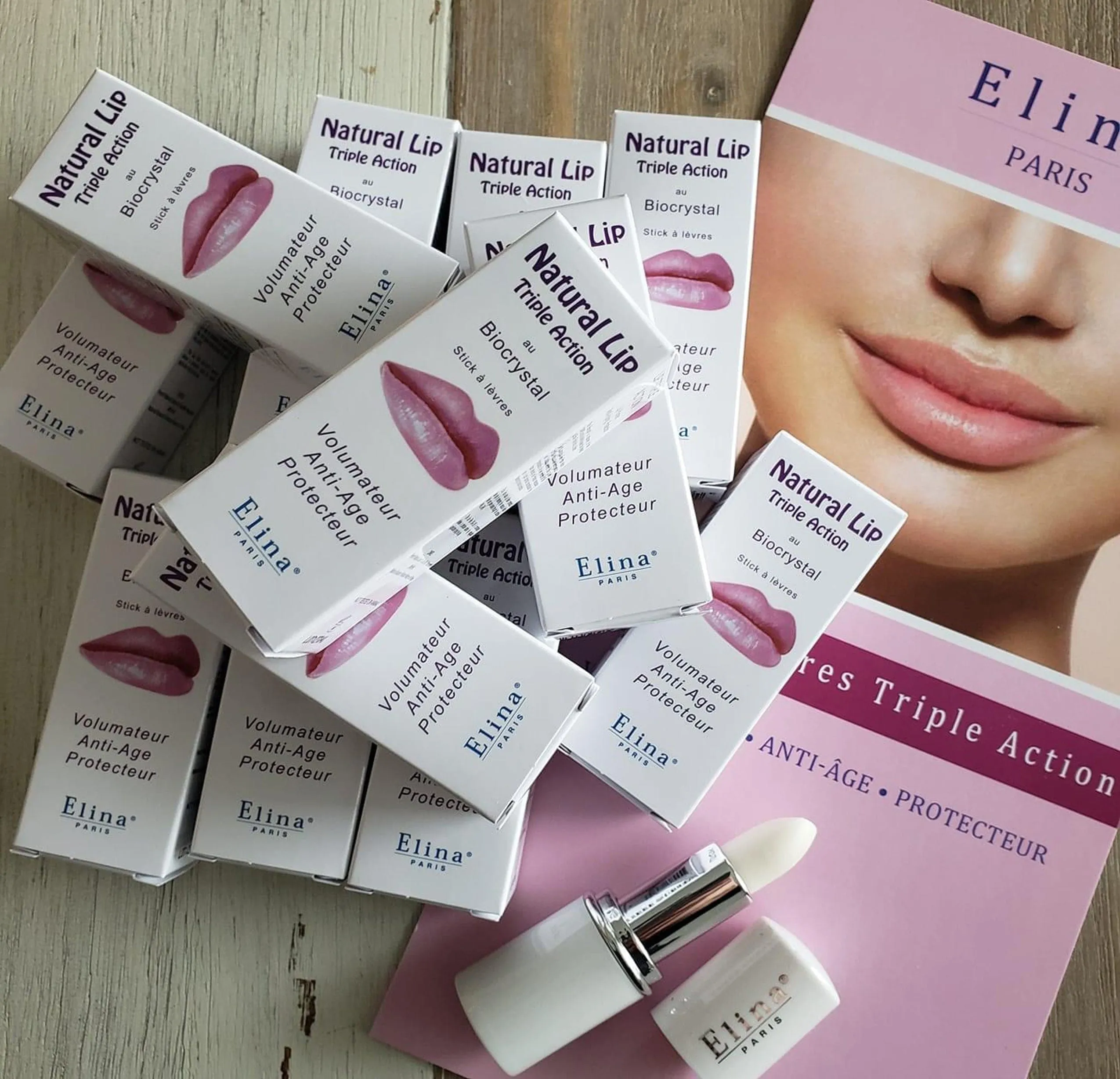 Elina Pairs Natural lip triple action