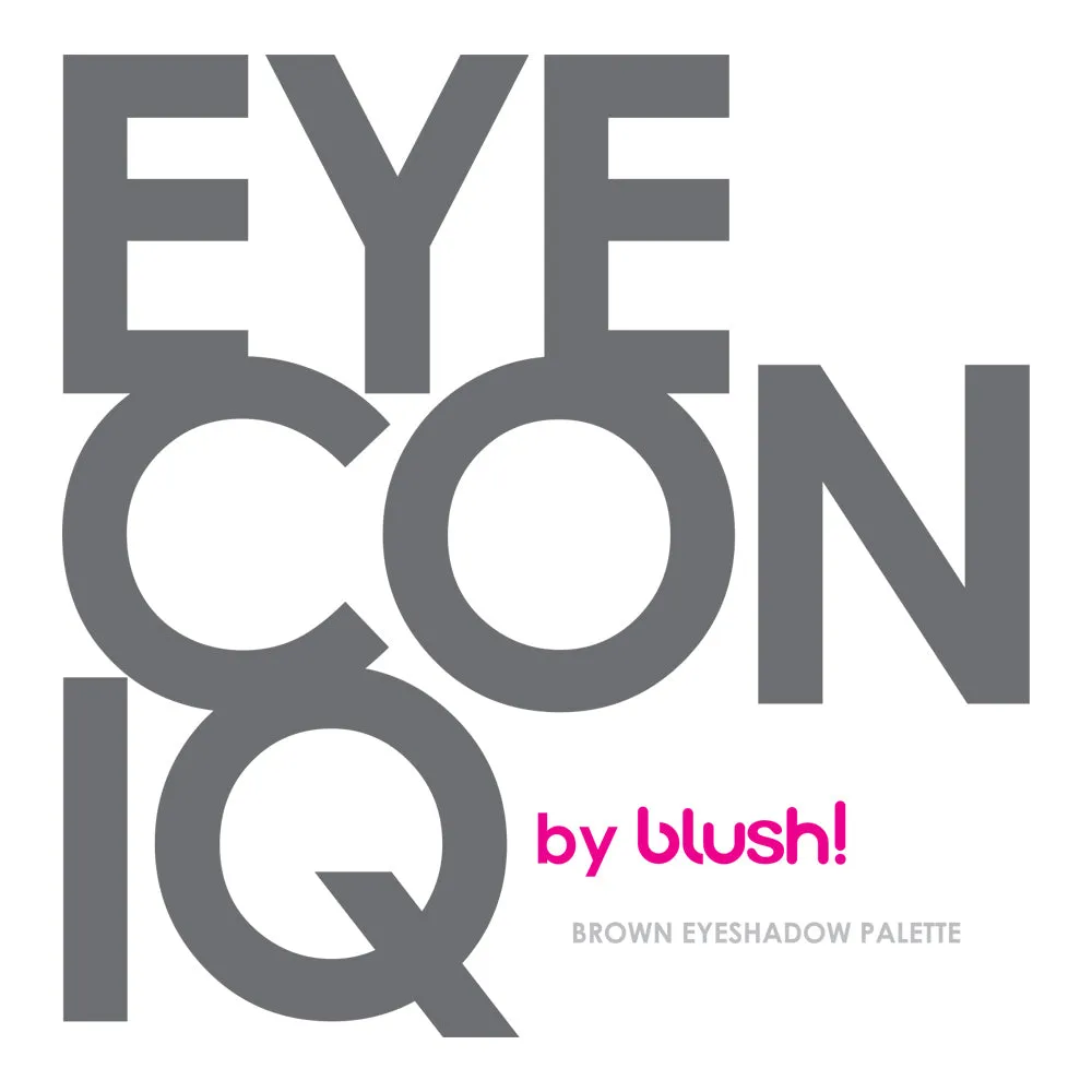 EYECONIQ 9pc eyeshadow palette 20.0g BROWN