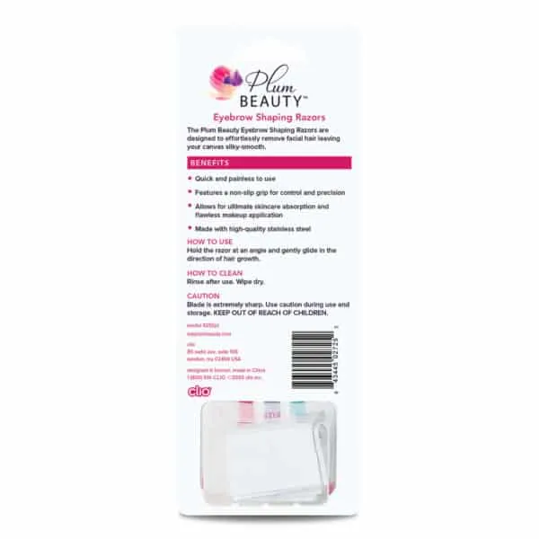facial shaping razors - 3 ct