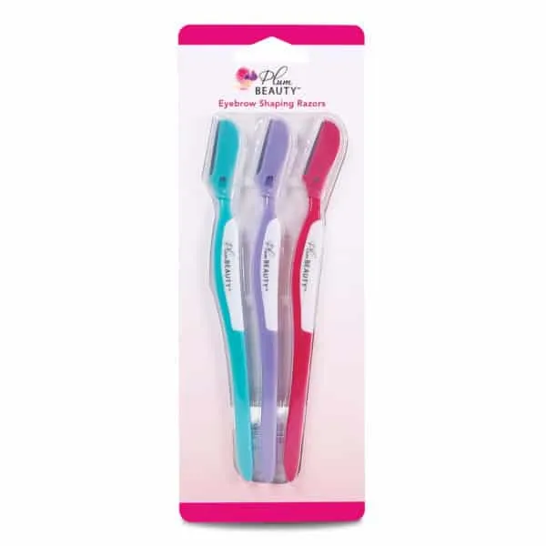 facial shaping razors - 3 ct