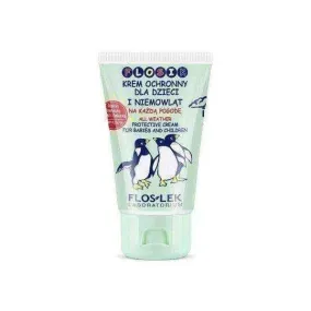 FLOSLEK FLOSIK Protective cream for children and babies for all weather 50ml, baby sunscreen