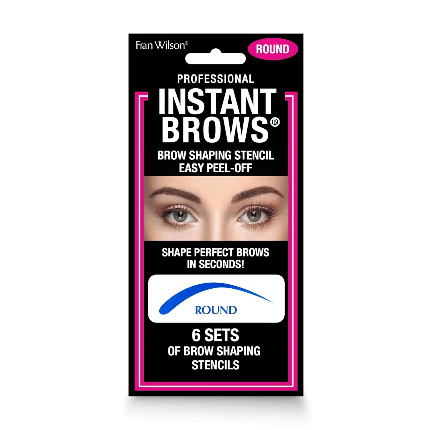 Fran Wilson (Round) Instant Brows Adhesive Stencils Makeup Tool