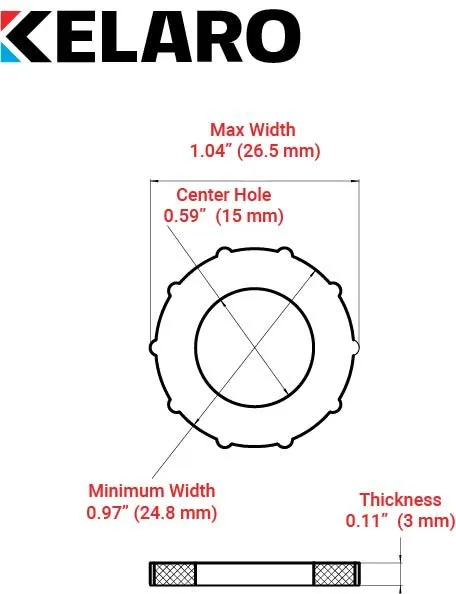 Heavy Duty Black Rubber Washers for Garden Hoses - 3/4"