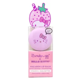 Hello Kitty Macaron Lip Balm - Strawberry Rose Latte