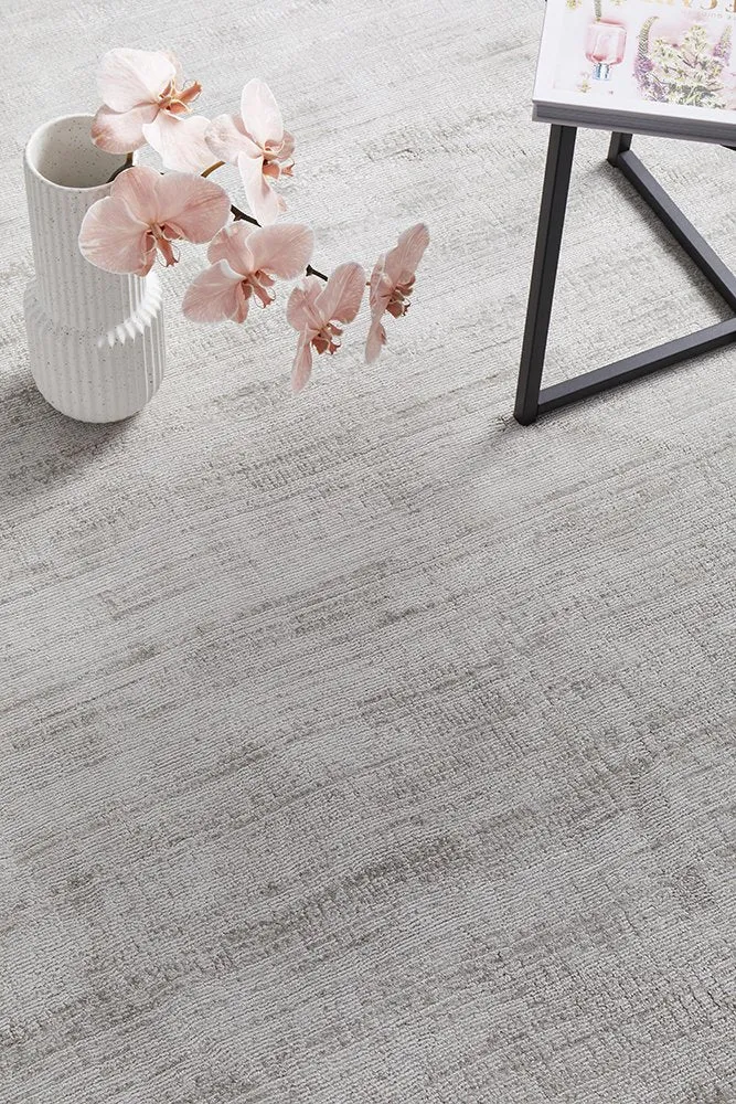 Iris Hand Loomed Rug - 103 Light Grey