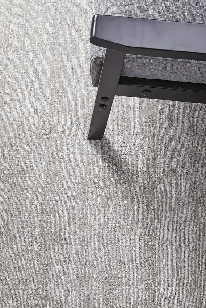 Iris Hand Loomed Rug - 103 Light Grey