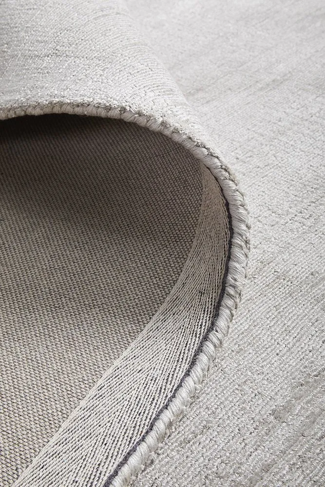 Iris Hand Loomed Rug - 103 Light Grey