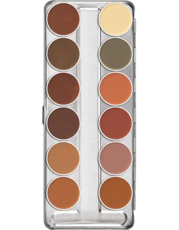 Kryolan Dermacolor Camouflage Creme Palette 12 Colour (ART.75004)