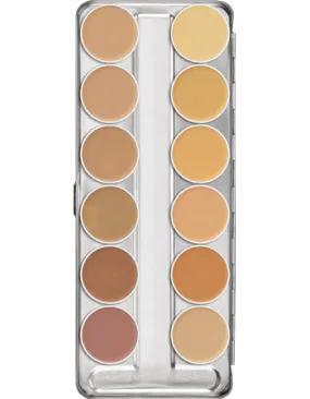 Kryolan Dermacolor Camouflage Creme Palette 12 Colour (ART.75004)