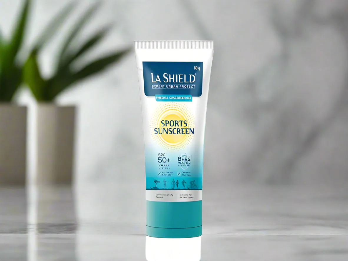 La Shield Expert Urban Protect Mineral Sports Sunscreen Gel SPF 50  PA    