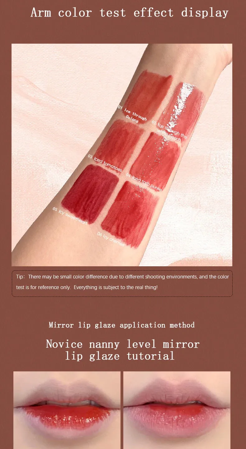 Lip Gloss-Long-lasting Moisturizing-Waterproof