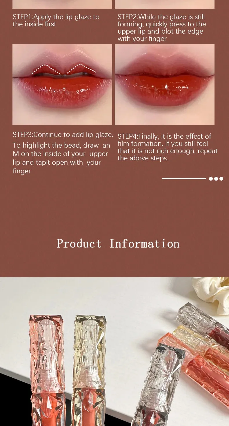Lip Gloss-Long-lasting Moisturizing-Waterproof