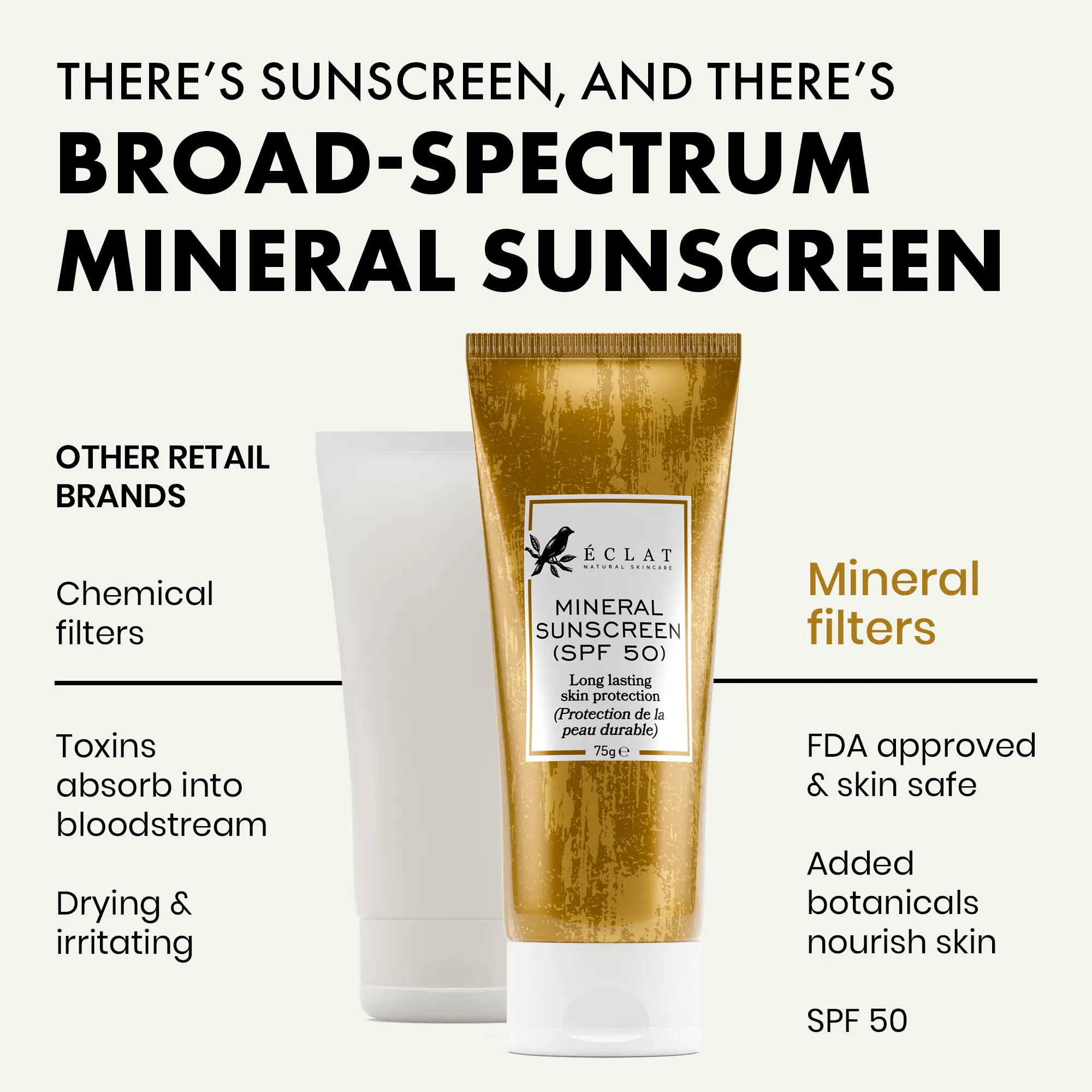 Matte-Finish Mineral Sunscreen (SPF 50)