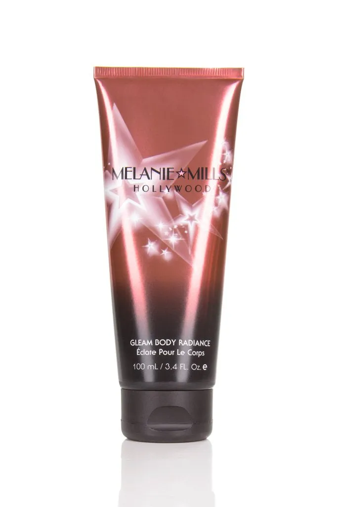 Melanie Mills Hollywood Gleam Body Radiance All In One Makeup, Moisturiser & Glow For Face & Body Deep Gold