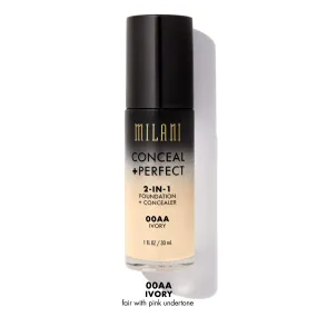 MILANI - Conceal   Perfect 2-In-1 Foundation Concealer Ivory - 1 fl oz (30 ml)