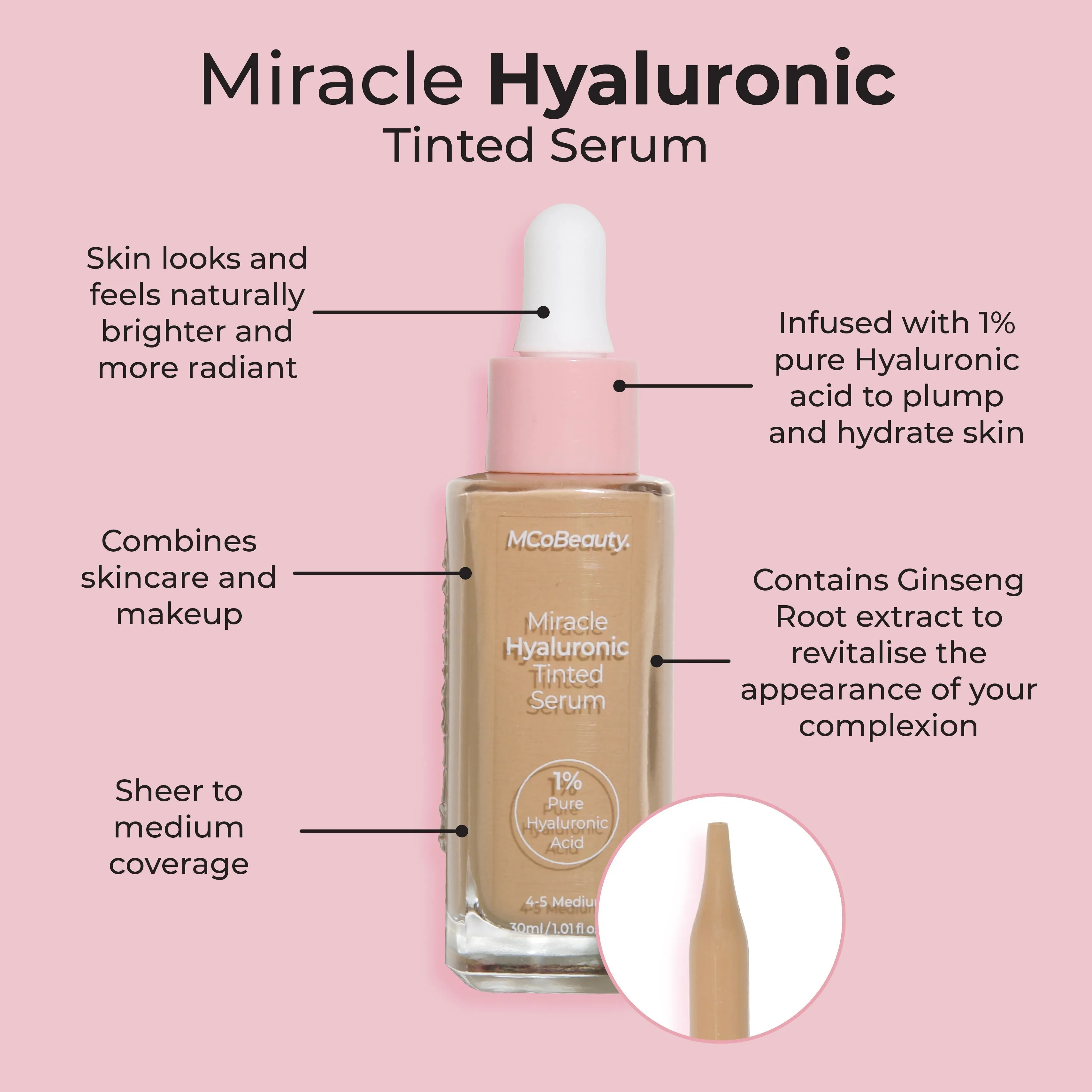 Miracle Hyaluronic Tinted Serum
