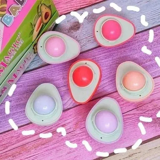 Miss Beauty 1 pcs Avocado Shape Lip Balm