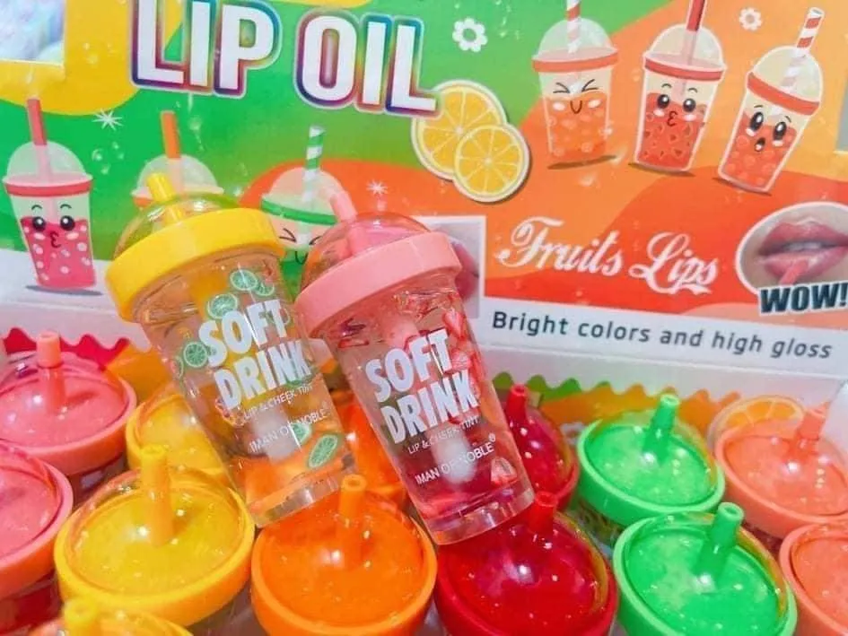 Miss Beauty Pack of 3 soft drink lip & cheek tint lip gloss CH9112