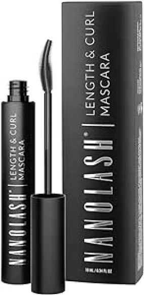 Nanolash Length&Curl Mascara 10 ml - lengthening and curling mascara, the effect of perfectly long and perfectly curled eyelashes, black mascara