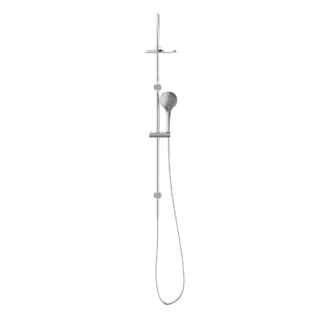 Nero Mecca Twin Shower With Air Shower - Chome