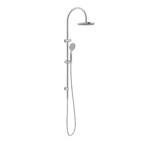 Nero Mecca Twin Shower With Air Shower - Chome