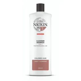 Nioxin System 3 Cleanser Shampoo 1L