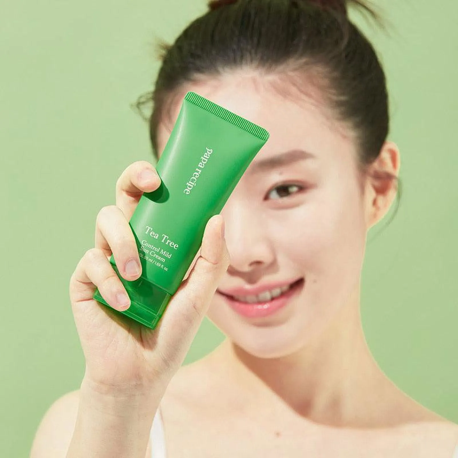 papa recipe Tea Tree Control Mild Sun Cream SPF 50  PA     50ml