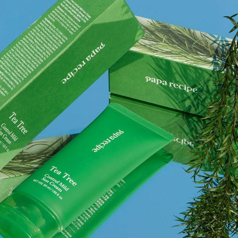 papa recipe Tea Tree Control Mild Sun Cream SPF 50  PA     50ml