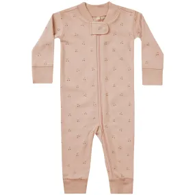 Quincy Mae Organic Zip Long Sleeve Sleeper | Cherries