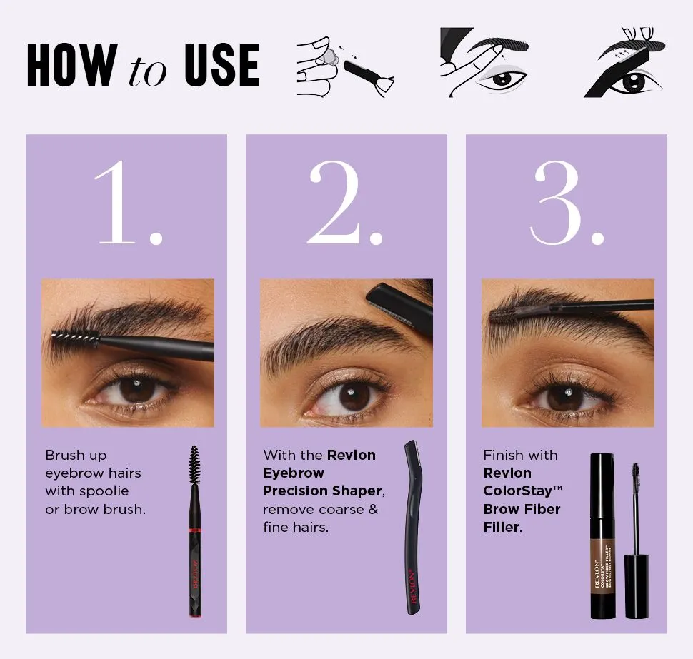 REVLON Eyebrow Precision Shaper Facial Blades 2-Pack #17545