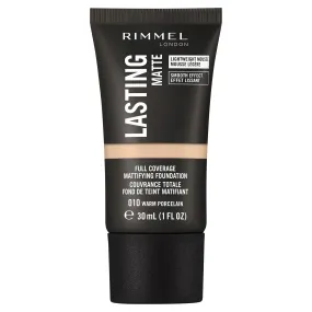 Rimmel London Lasting Matte Foundation #010 Warm Porcelain
