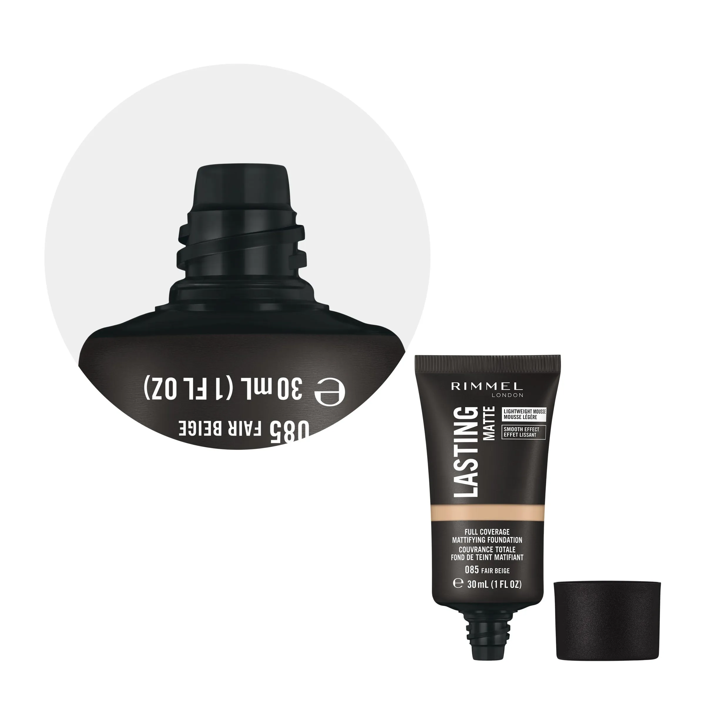 Rimmel London Lasting Matte Foundation #085 Fair Beige