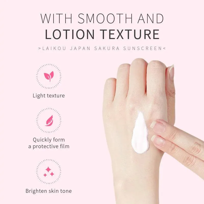 Sakura Radiance Sunscreen: Brightens Skin, UV Protection, Nourishes Skin