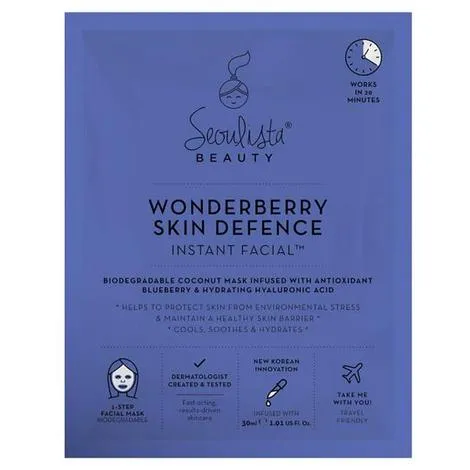 Seoulista Wonderberry Skin Defence Instant Facial 30ml