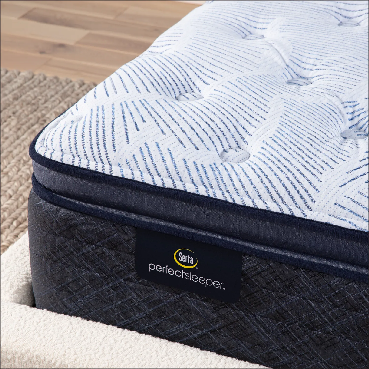Serta PerfectSleeper 14.5" Blue Lagoon Nights Plush Pillow Top Mattress