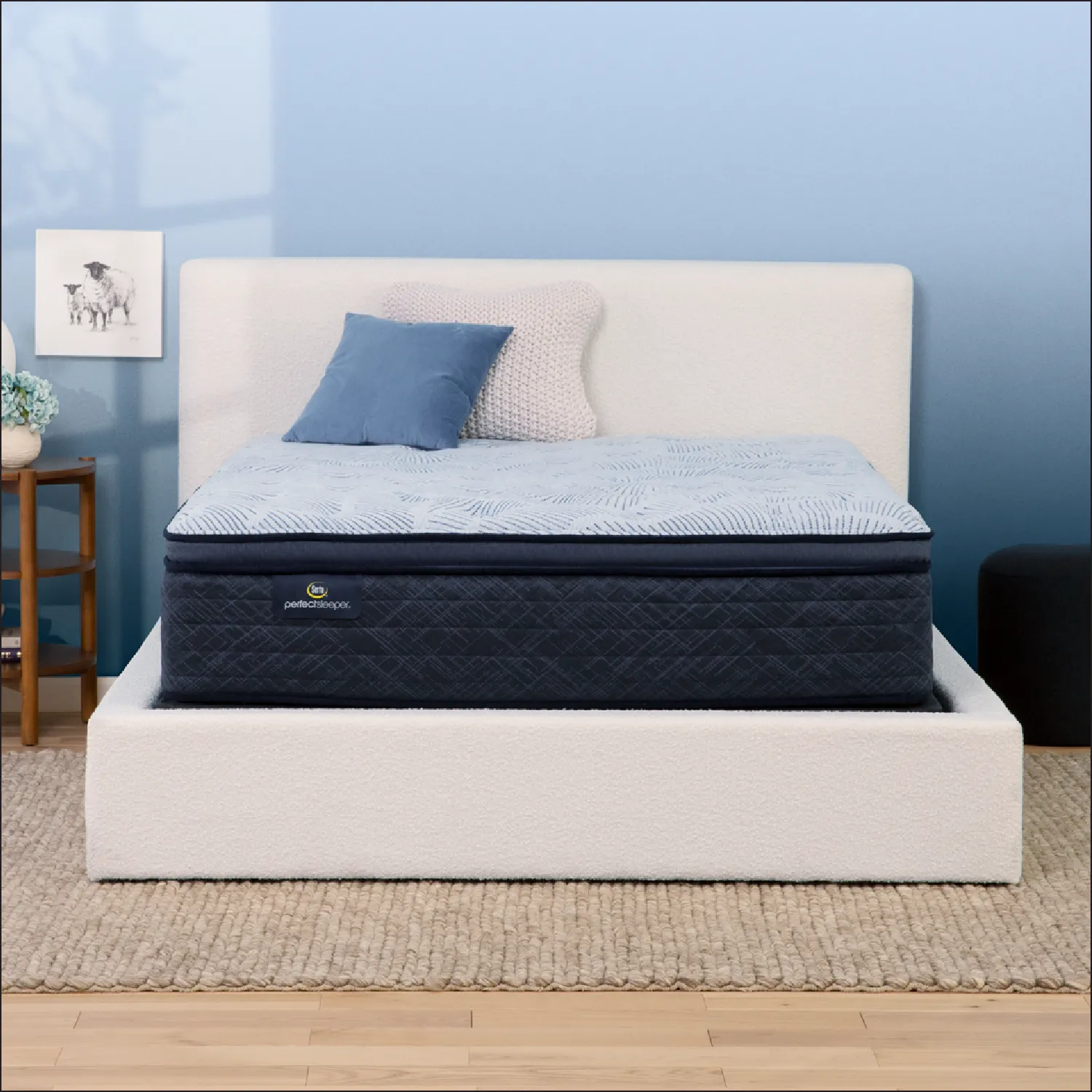 Serta PerfectSleeper 14.5" Blue Lagoon Nights Plush Pillow Top Mattress